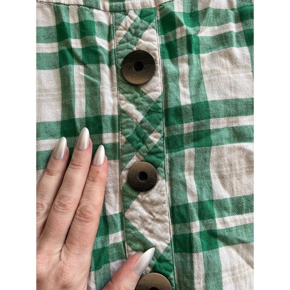 Zara | Women's Checked Midi Dress Blogger Favorite Sz XS​​​​​​​​​​​ - Picture 6 of 13